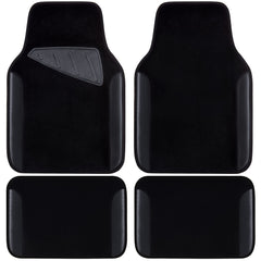 CAR PASS front mat top view showing sleek faux leather and clean look