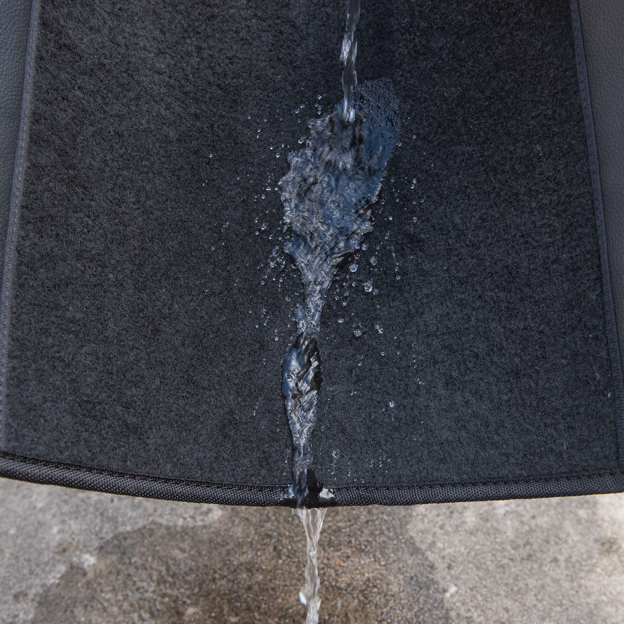 CAR PASS installed front mats in vehicle providing tidy interior protection
