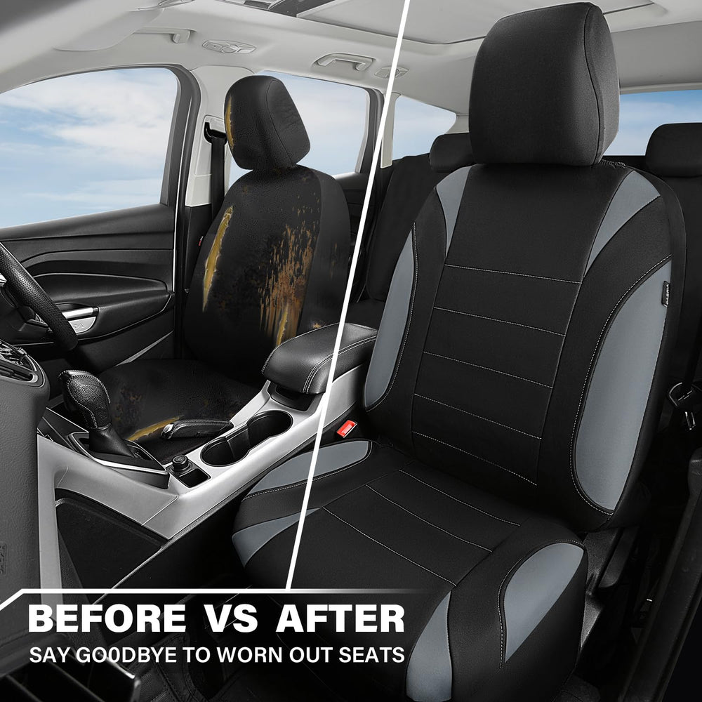 CAR PASS straps and attachments under seat securing cover and preserving airbags