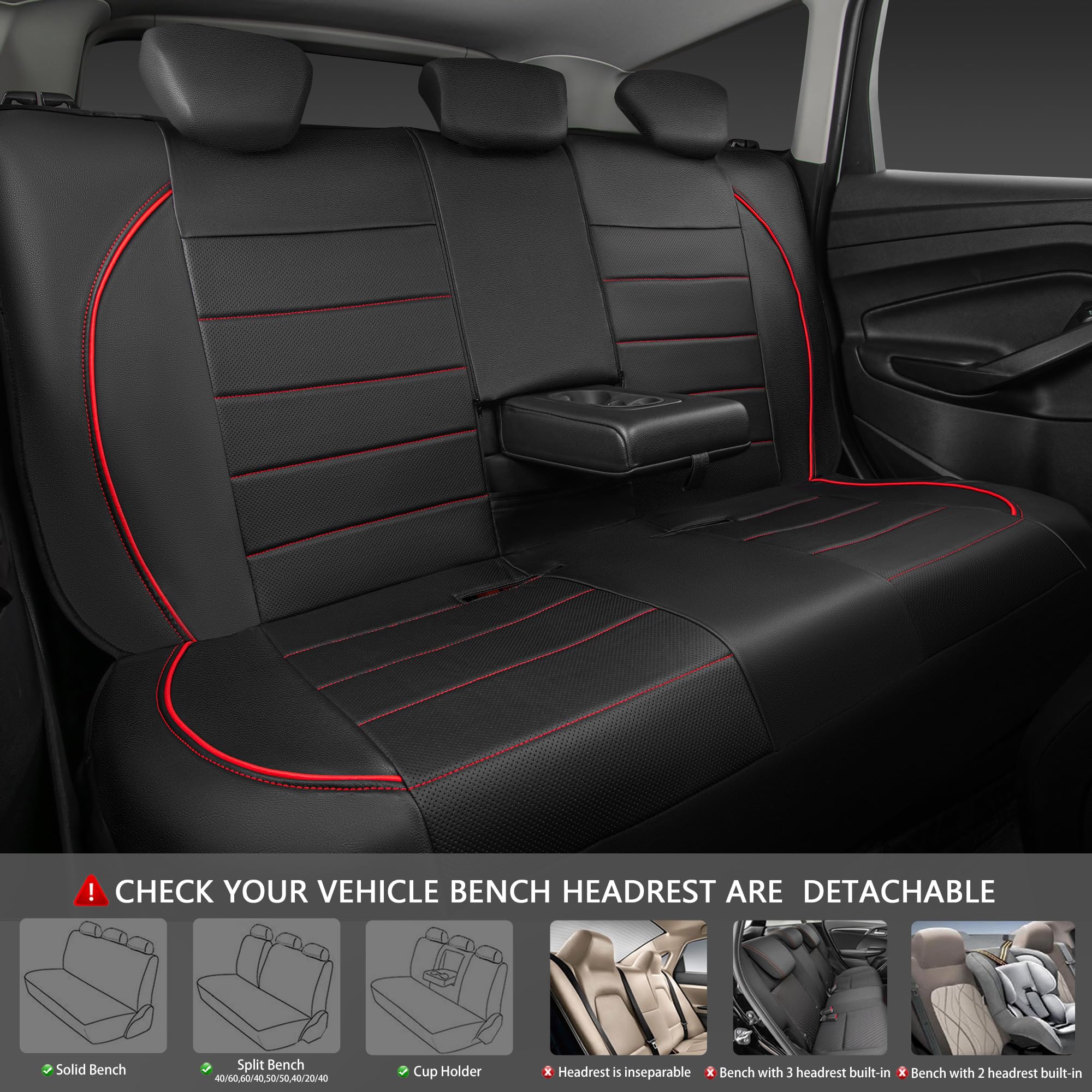 CAR PASS zipper detail enabling split-seat access benefit