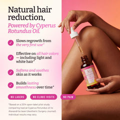 Caramela Beauty dropper applying oil to skin for precise dosing and mess-free benefit