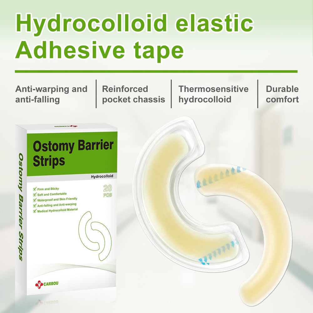 CARBOU close-up of hydrocolloid texture demonstrating soft, conforming adhesion benefit
