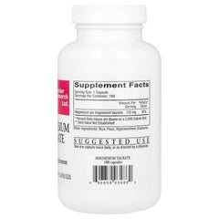 Cardiovascular Research capsule close-up revealing creamy white texture and pure reacted magnesium taurate clarity