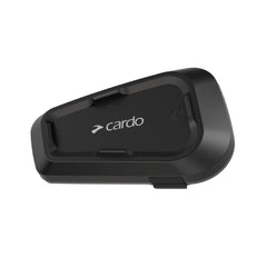 Cardo Spirit HD front unit showing controls and durable housing for easy use