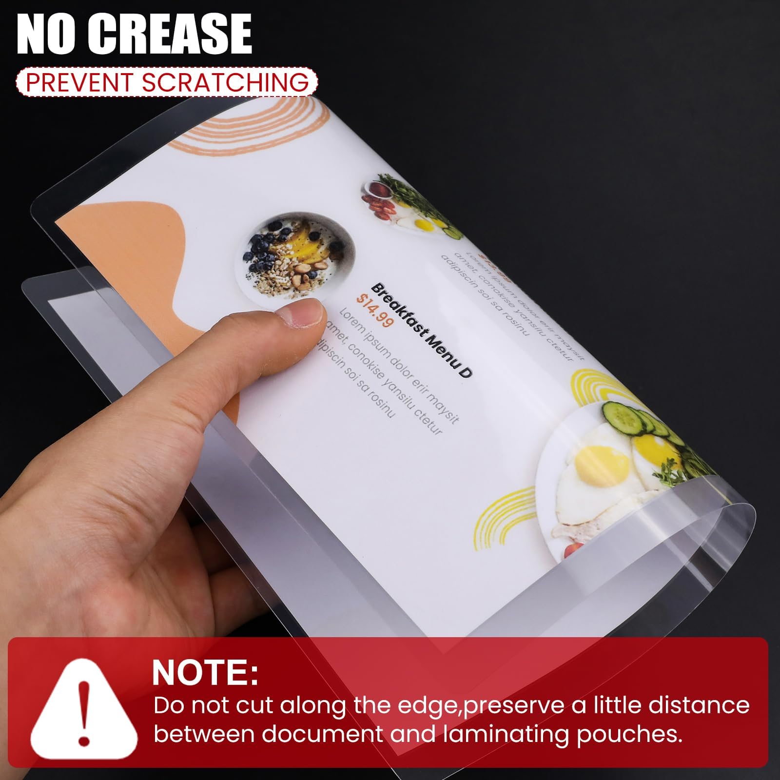 CAREGY laminated photo showing vibrant gloss and durability benefit