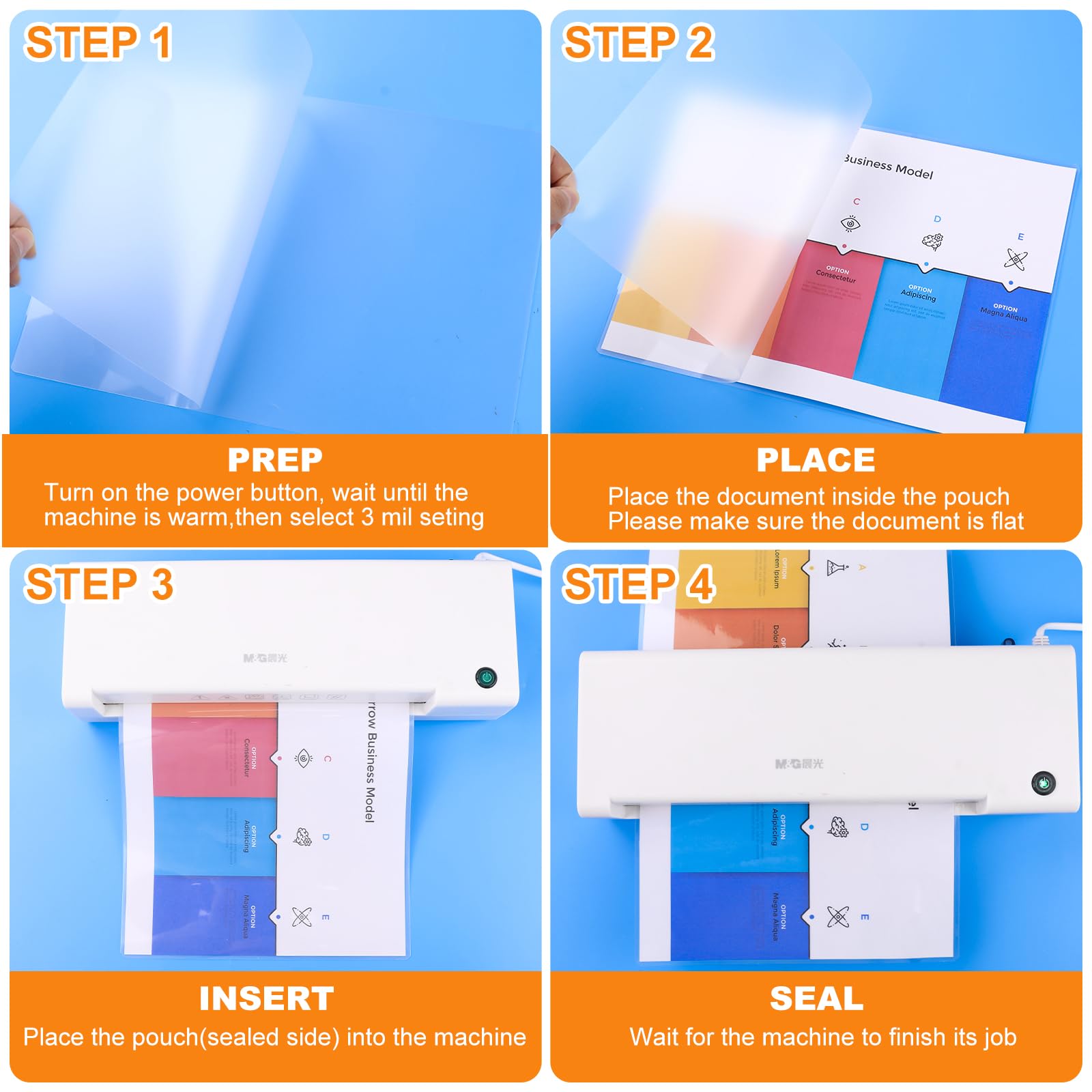 CAREGY photo clarity comparison illustrating vivid colors and sharp text