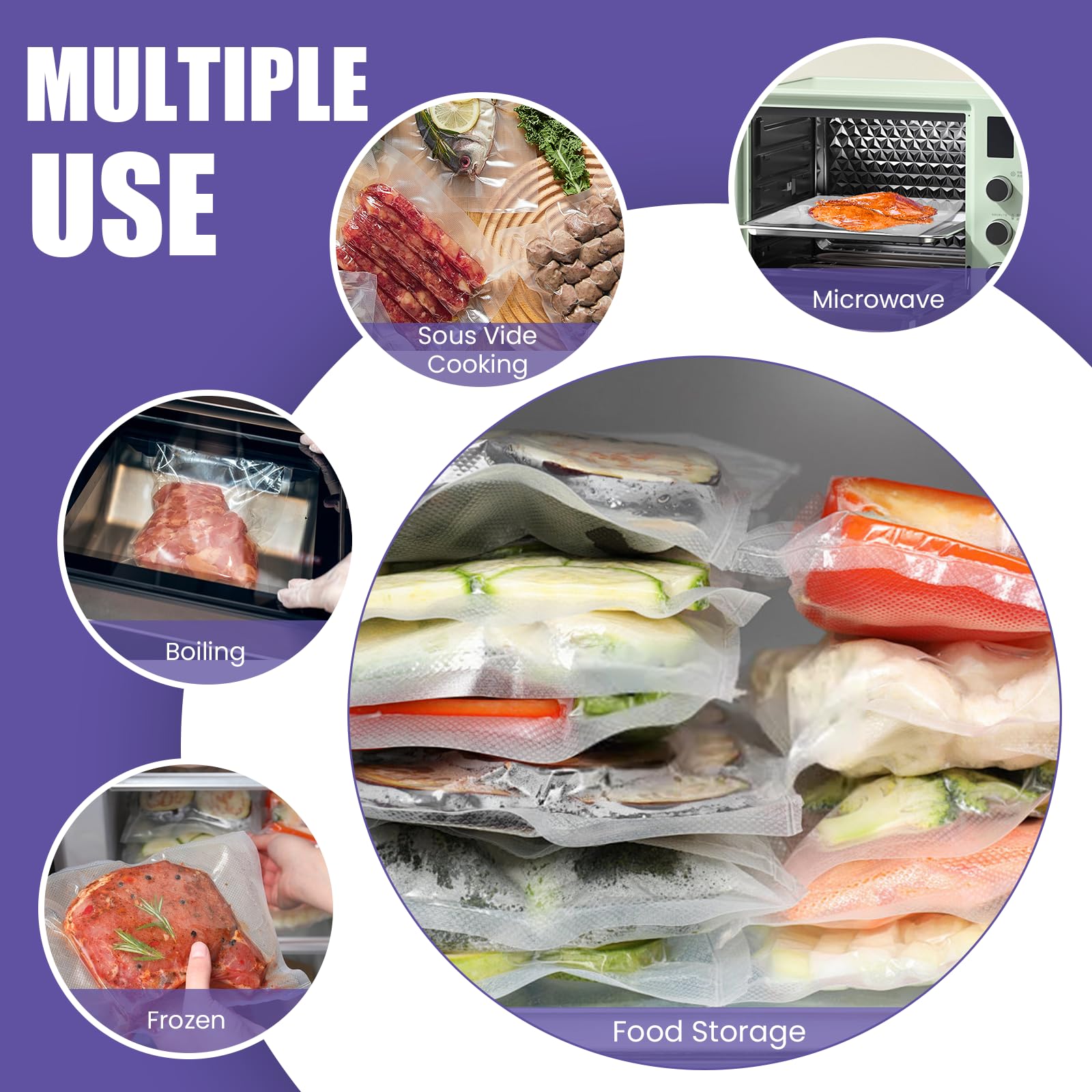CAREGY bag next to hand showing quart size and portion control