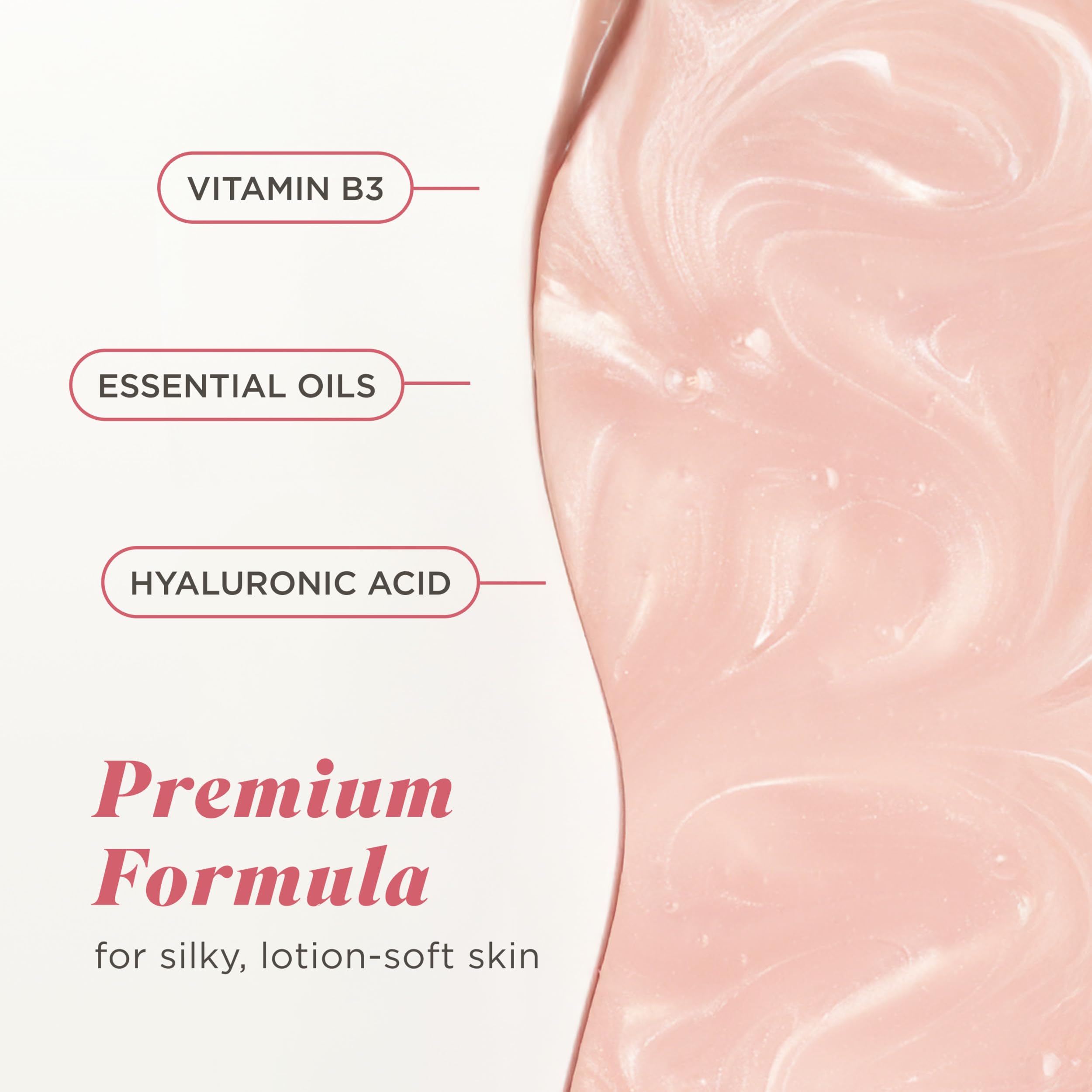 Person using Caress in shower for an indulgent fragrant experience benefit