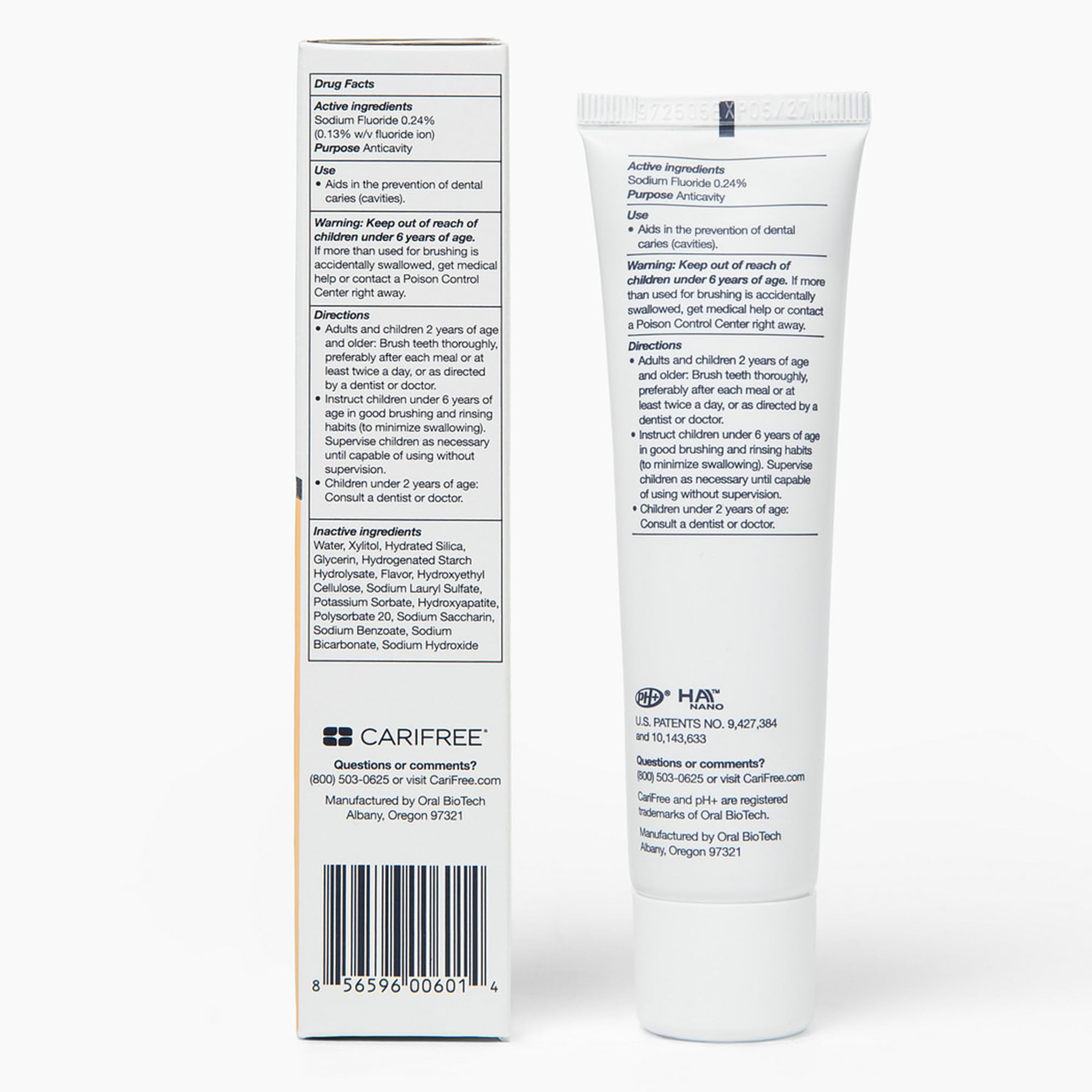 CariFree gel texture close-up showing smooth consistency for thorough tooth coverage