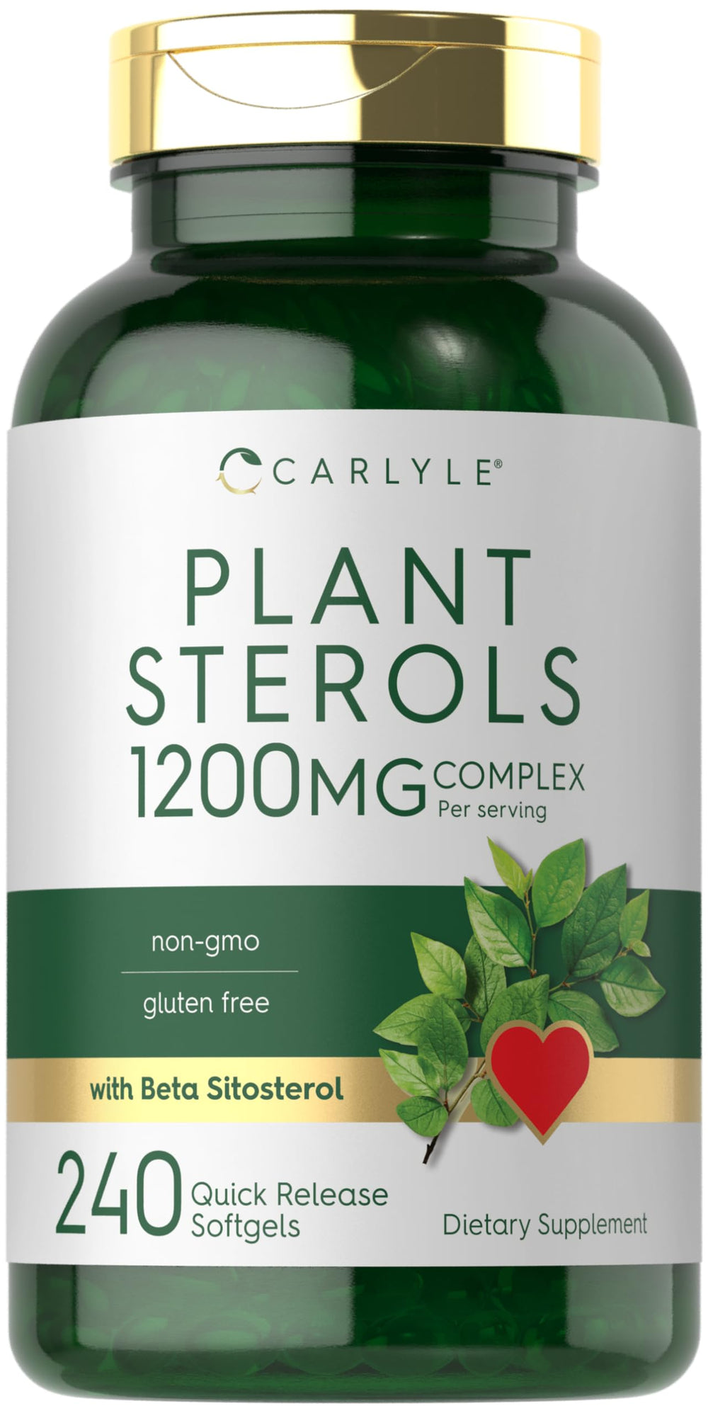 Carlyle bottle front view showing product name and bottle design for clarity