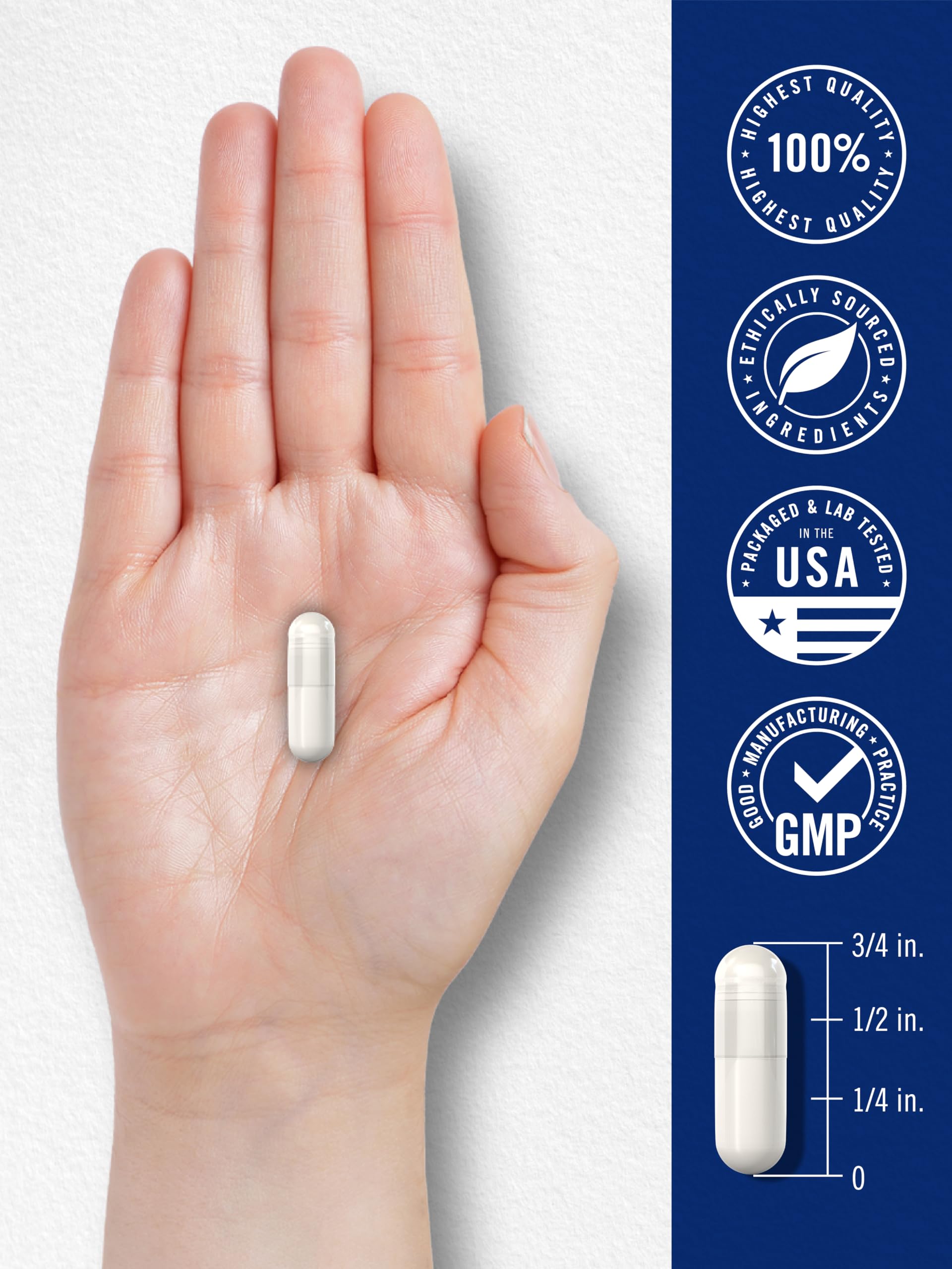 Carlyle quality testing display illustrating lab-tested production and purity reassurance benefit