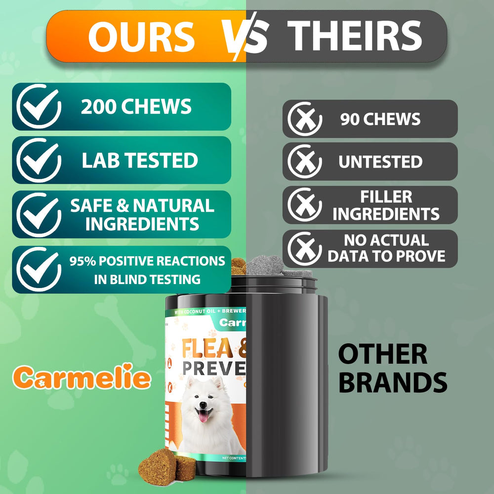 Carmelie label and directions close-up clarifying dosage and guidance