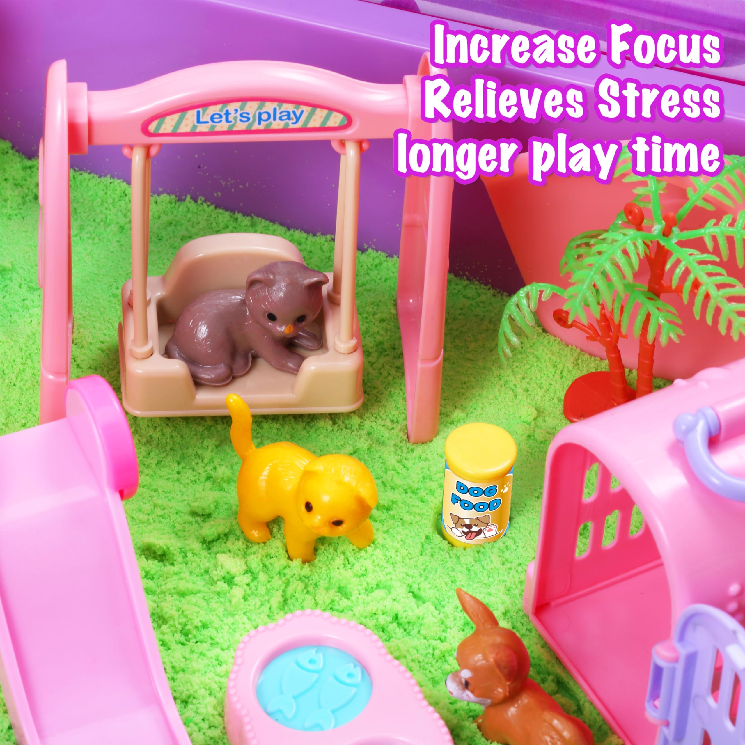 Carolart layout of accessories and furniture for varied role-play scenarios