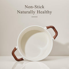 CAROTE lid and ladle set displayed together, convenient serving and storage