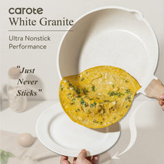 CAROTE underside showing magnetic stainless-steel induction base for even heat distribution
