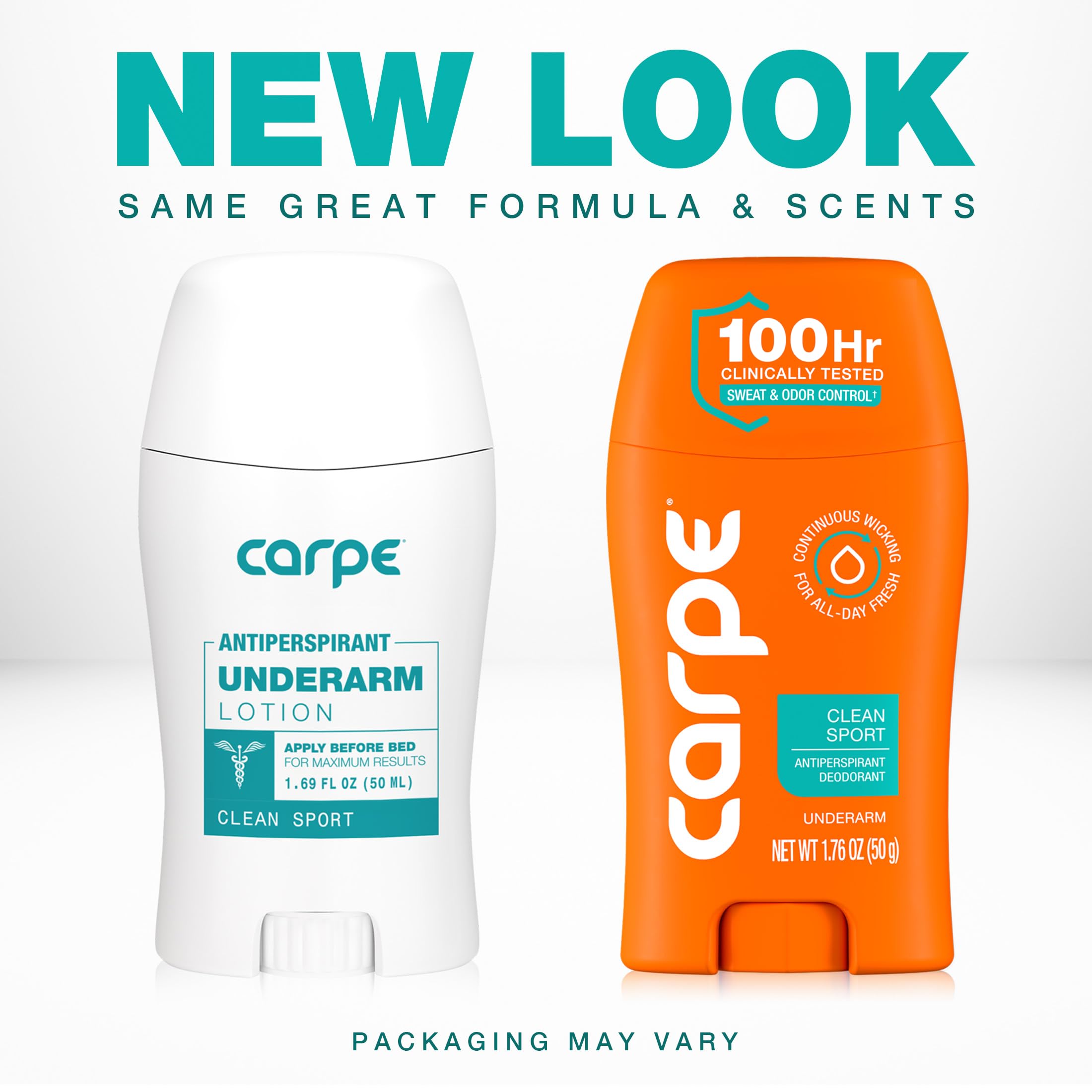 Carpe back label close-up listing ingredients and usage details