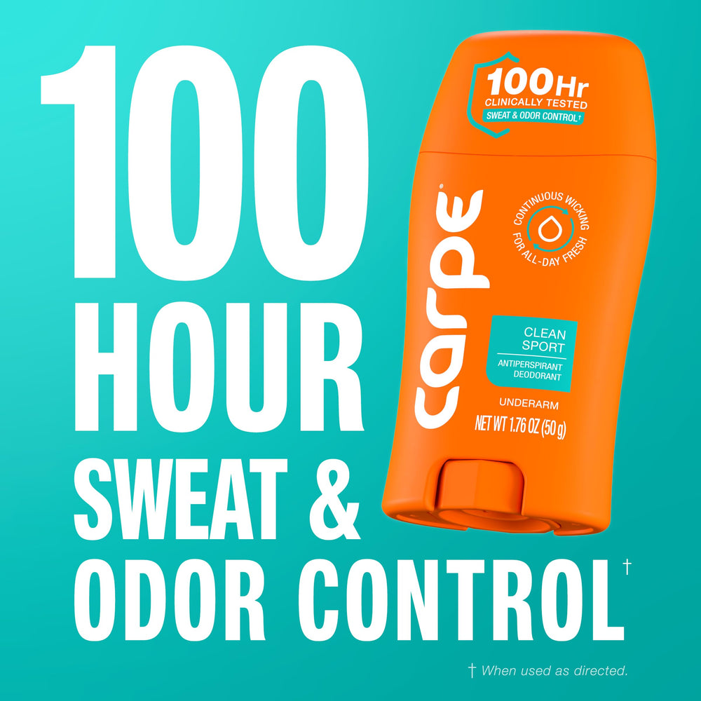 Carpe lotion texture on fingertip showing fast-dry, non-sticky finish