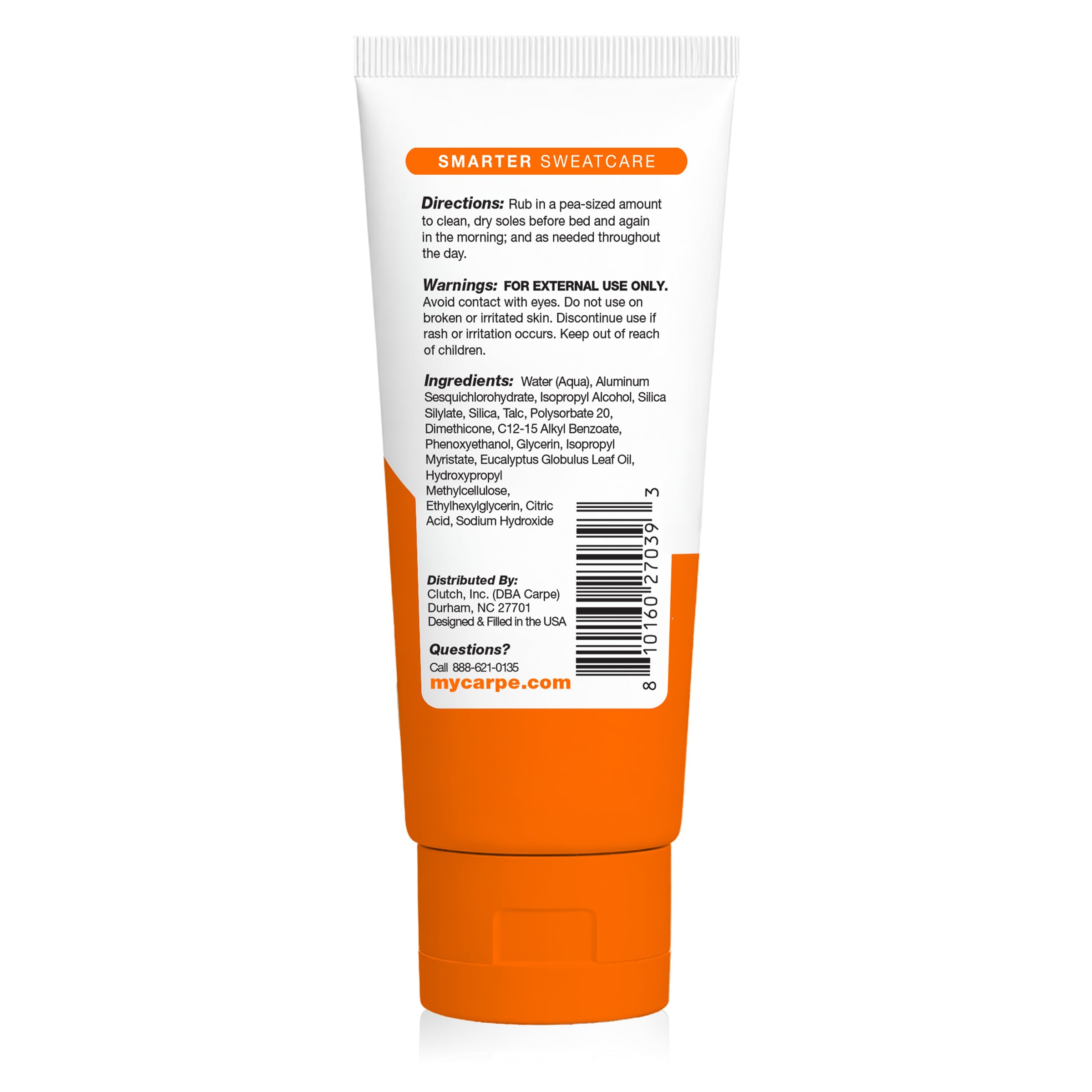 Carpe eucalyptus leaves and lotion emphasizing natural scent and freshness