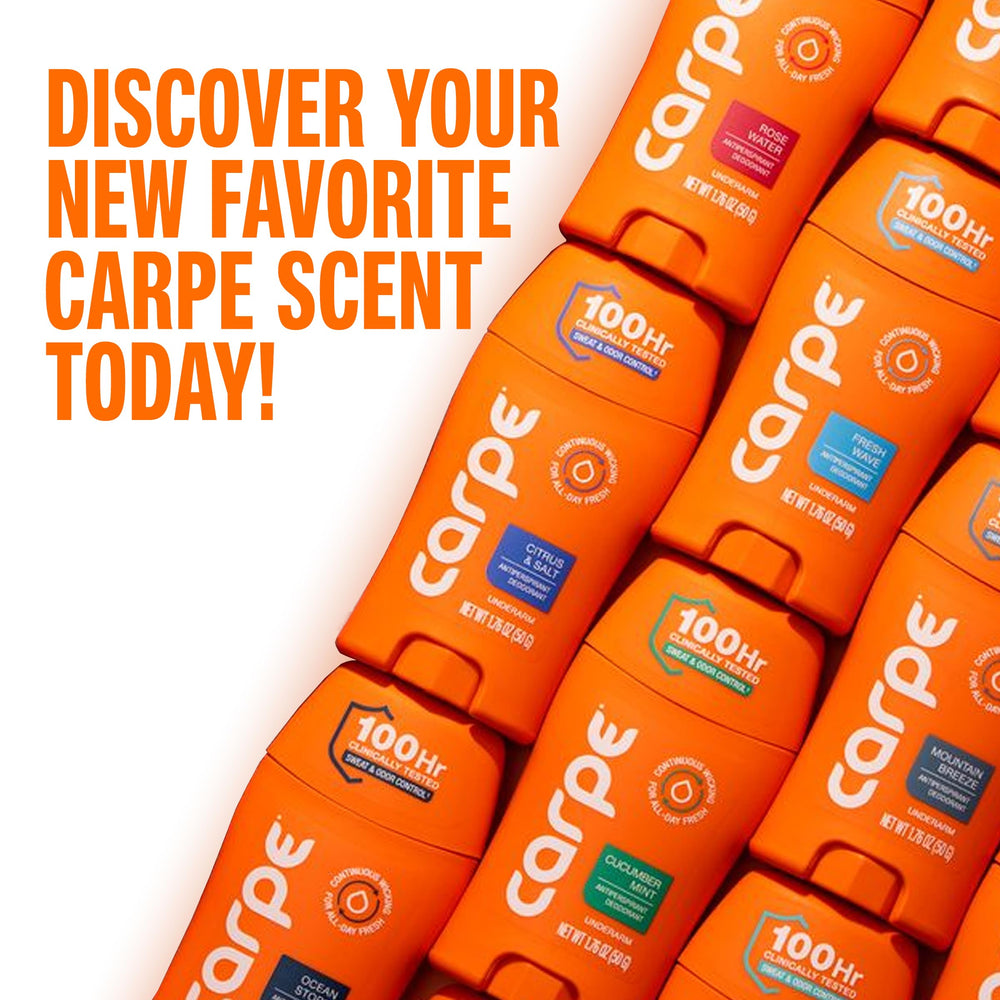 Carpe applied to sensitive skin showing gentle protection and barrier care