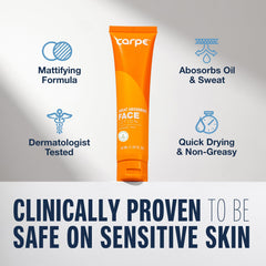Carpe texture close-up highlighting lightweight absorbent feel