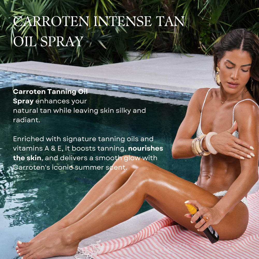 Carroten oil texture on skin highlighting smooth hydration benefit