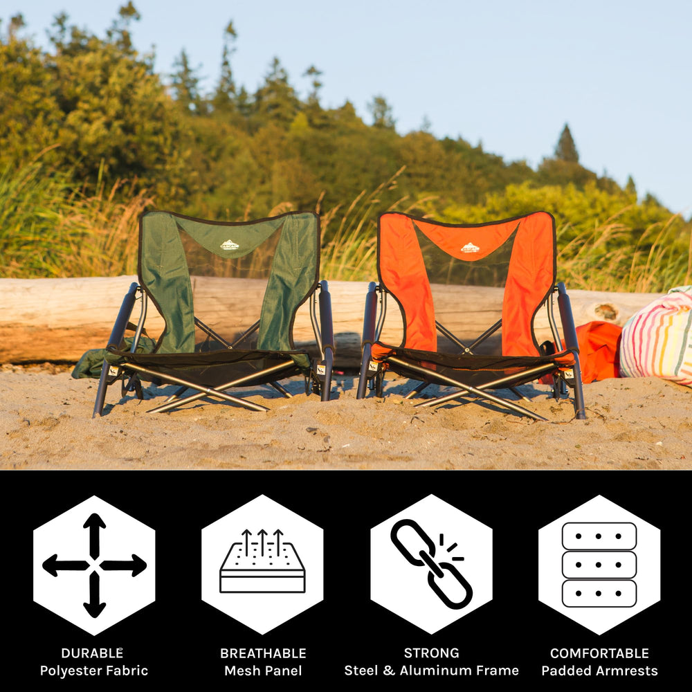 Cascade Mountain Tech padded armrest detail adding arm support and comfort