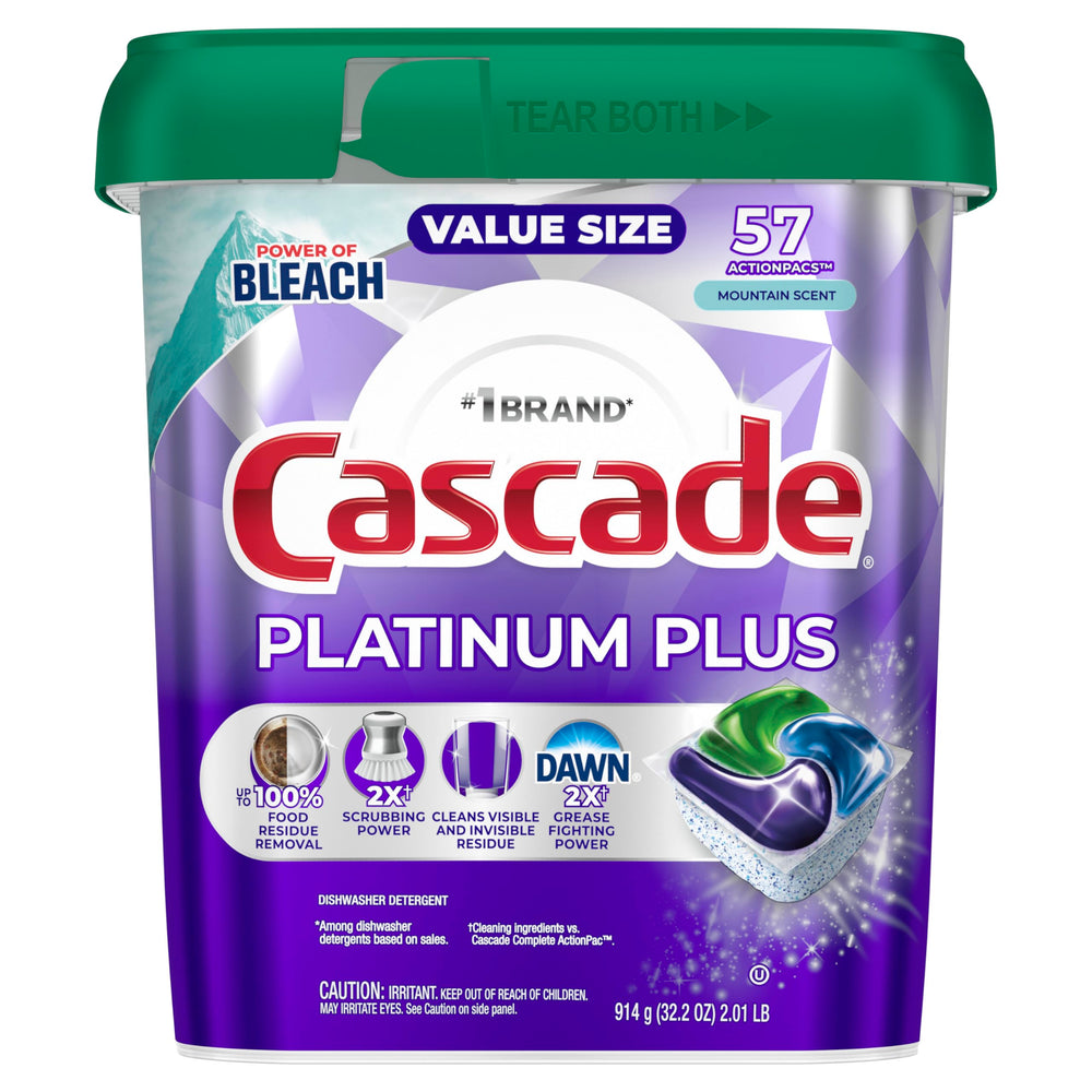 Lifestyle image evoking mountain scent and fresh-smelling dishes with Cascade