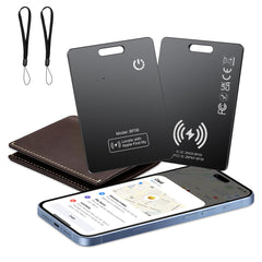 CASCHO front packaging showing two wallet tracker cards with clear benefits