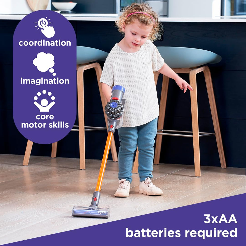 Casdon short nozzle configuration for handheld tidying encouraging fine motor control