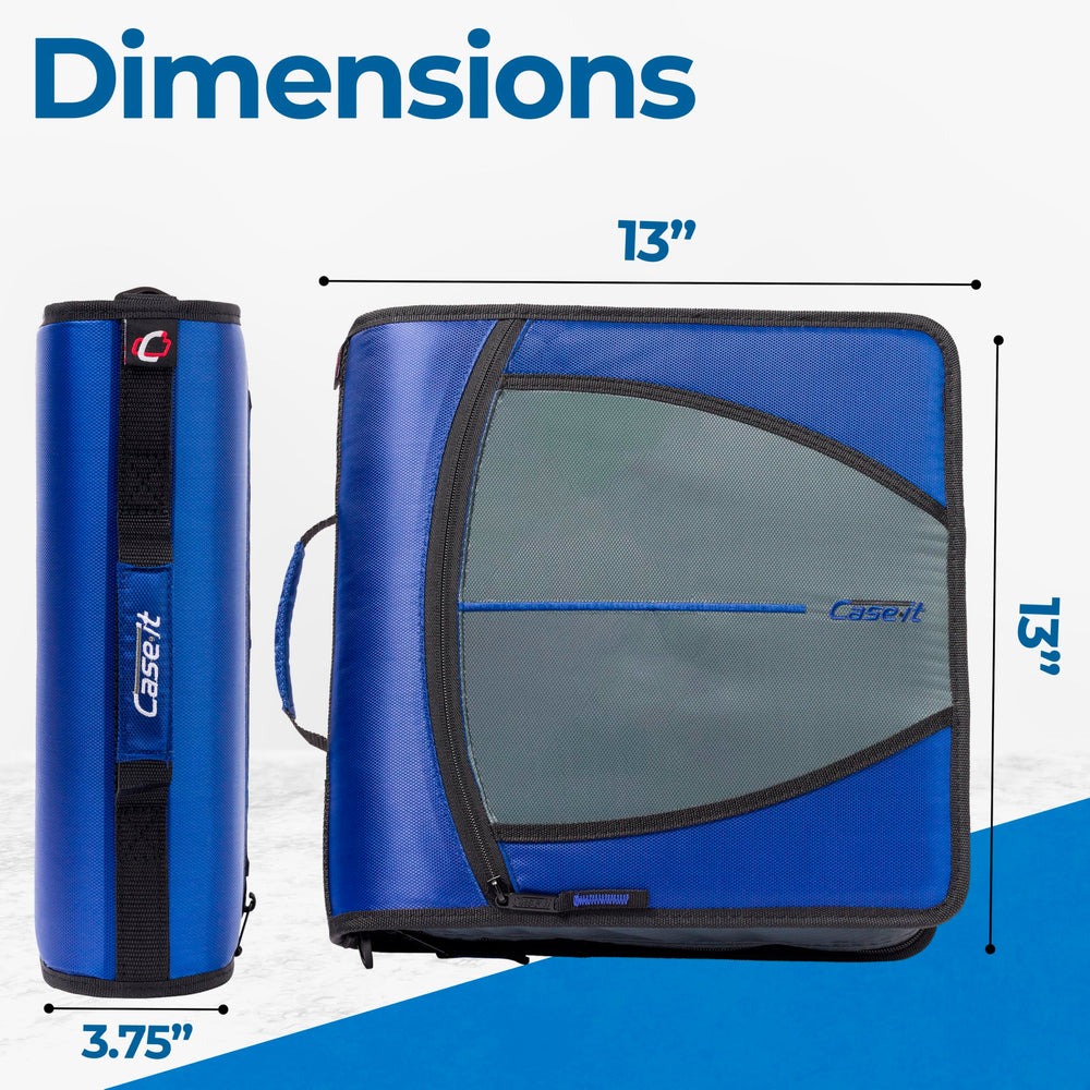Case-it adjustable shoulder strap and handle for comfortable carrying benefit