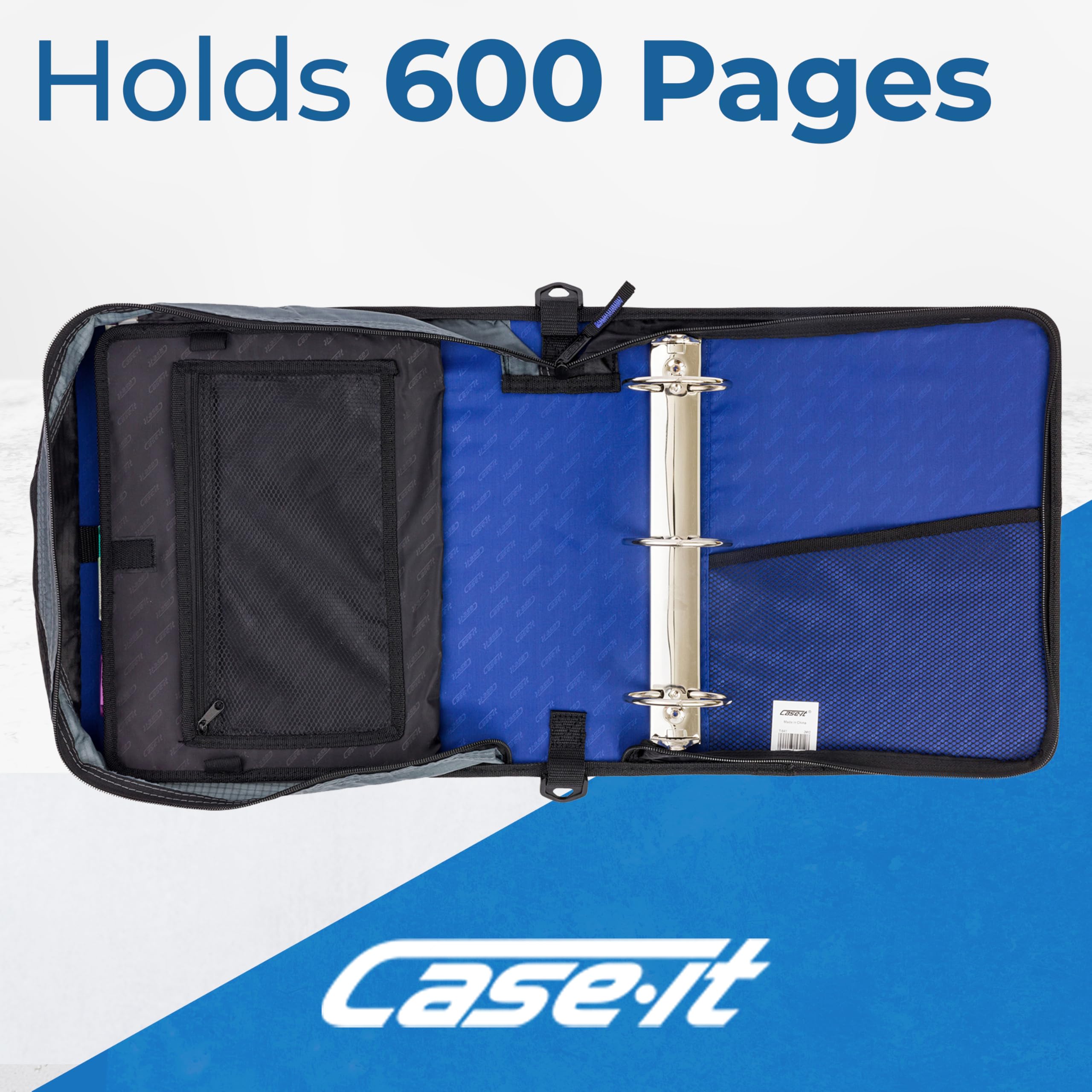Case-it built-in 5-tab expanding file visible for fast subject sorting benefit