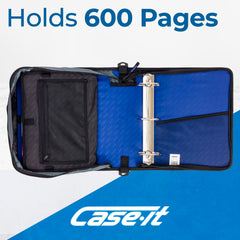 Case-it built-in 5-tab expanding file visible for fast subject sorting benefit
