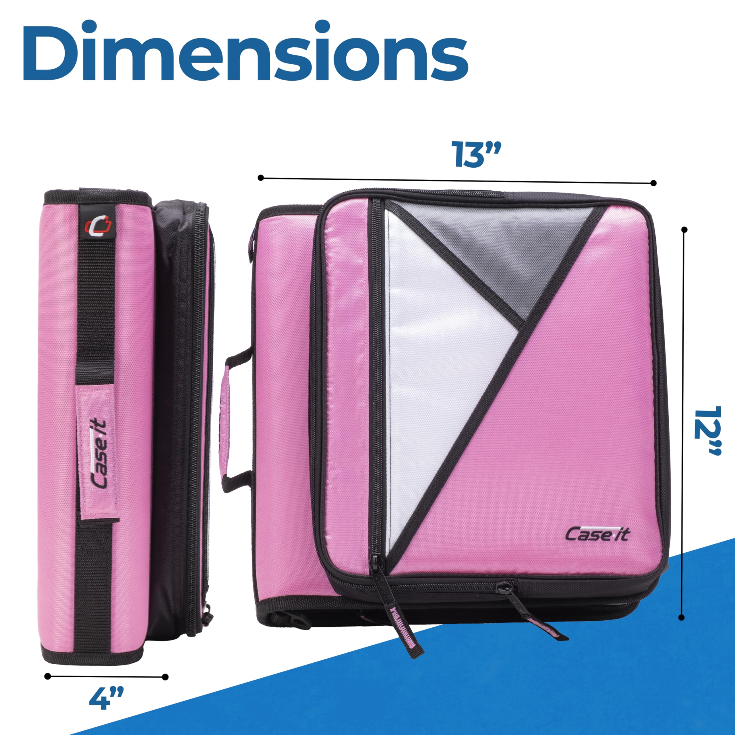 Case-it ripstop material texture detail demonstrating durable tear-resistant construction