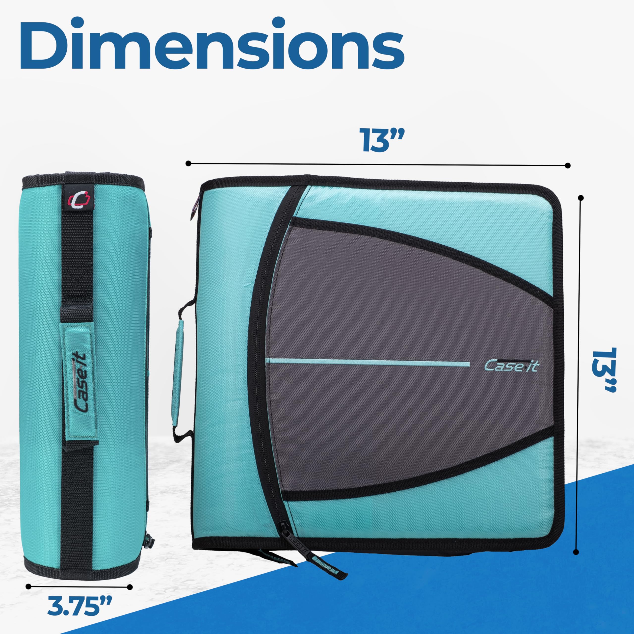 Case-it ripstop fabric close-up showing durable material that resists tearing