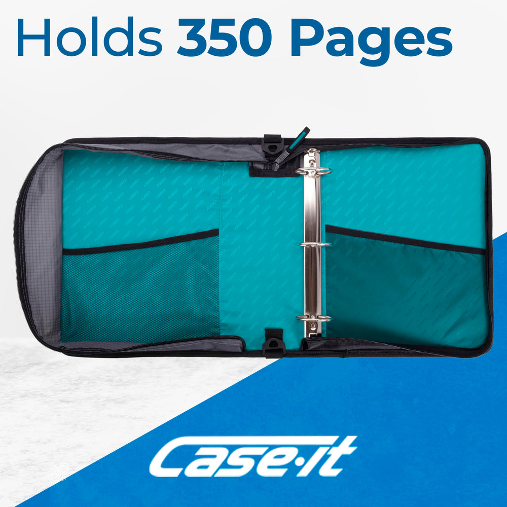 Case-it padded laptop pocket with tablet inside protecting devices up to 13 inches