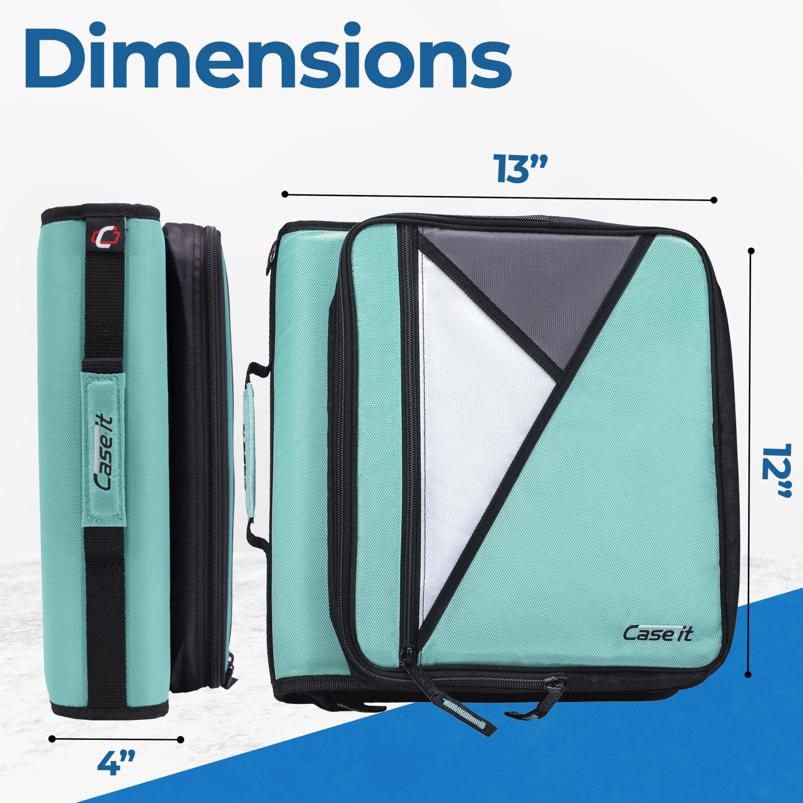 Case-it ripstop fabric close-up demonstrating durable tear-resistant construction