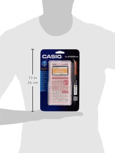 Casio fx-9750GIII plotting a graph in use to visualize functions quickly