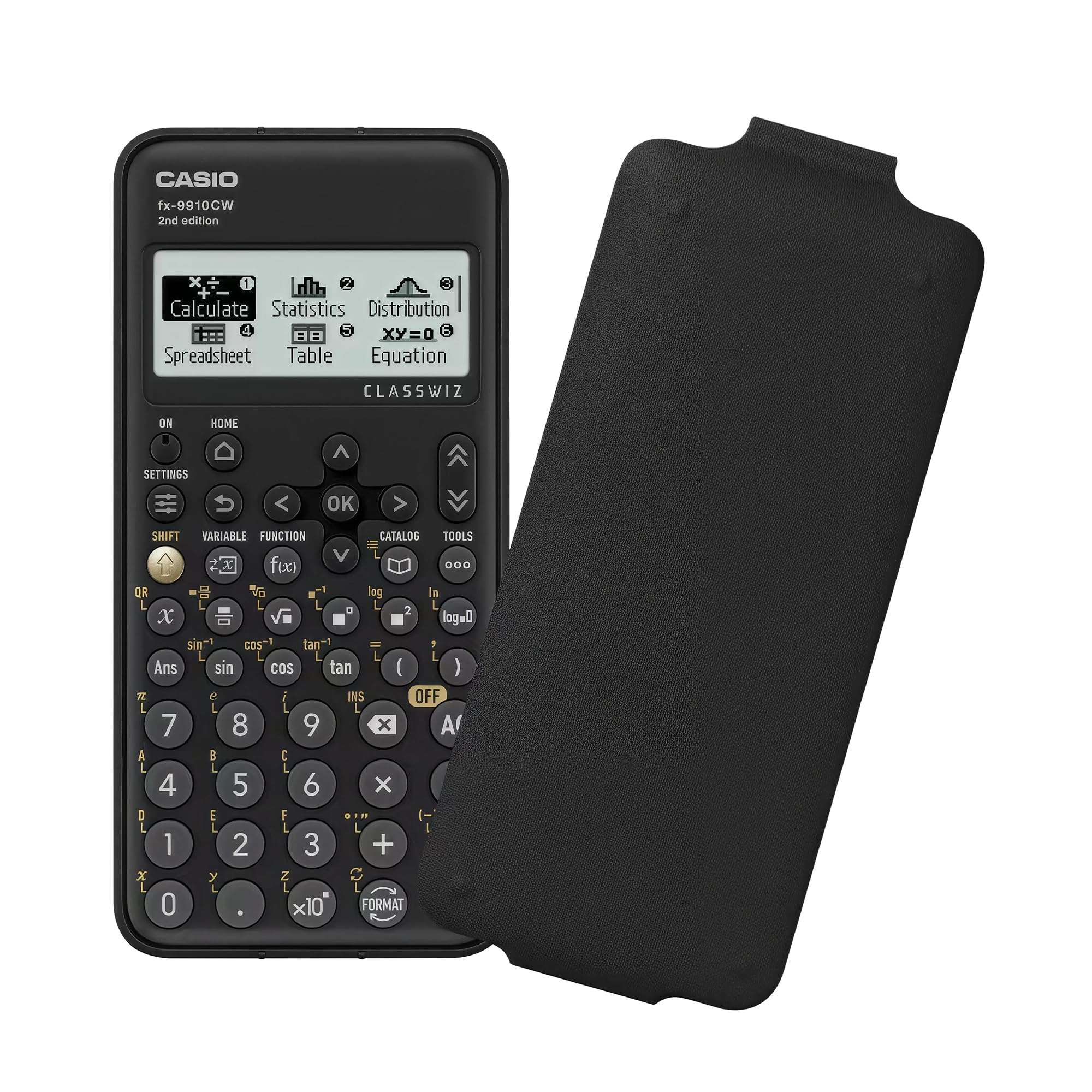 Casio front view showing clear keys and compact form factor benefit portability