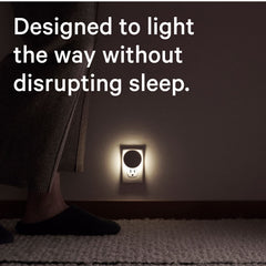 Casper Glow on bedside table offering comforting light without disruption