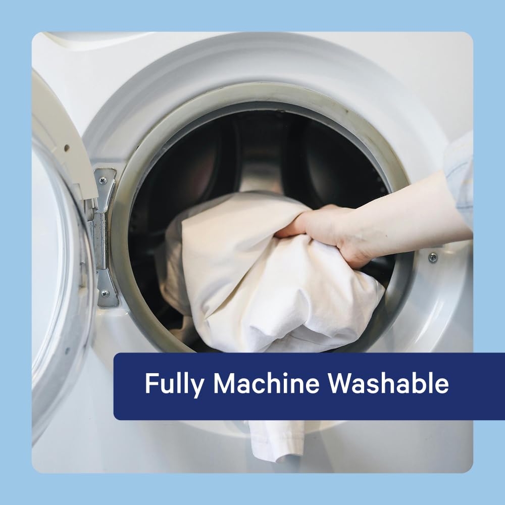 Casper care label indicating machine-washable convenience and easy care