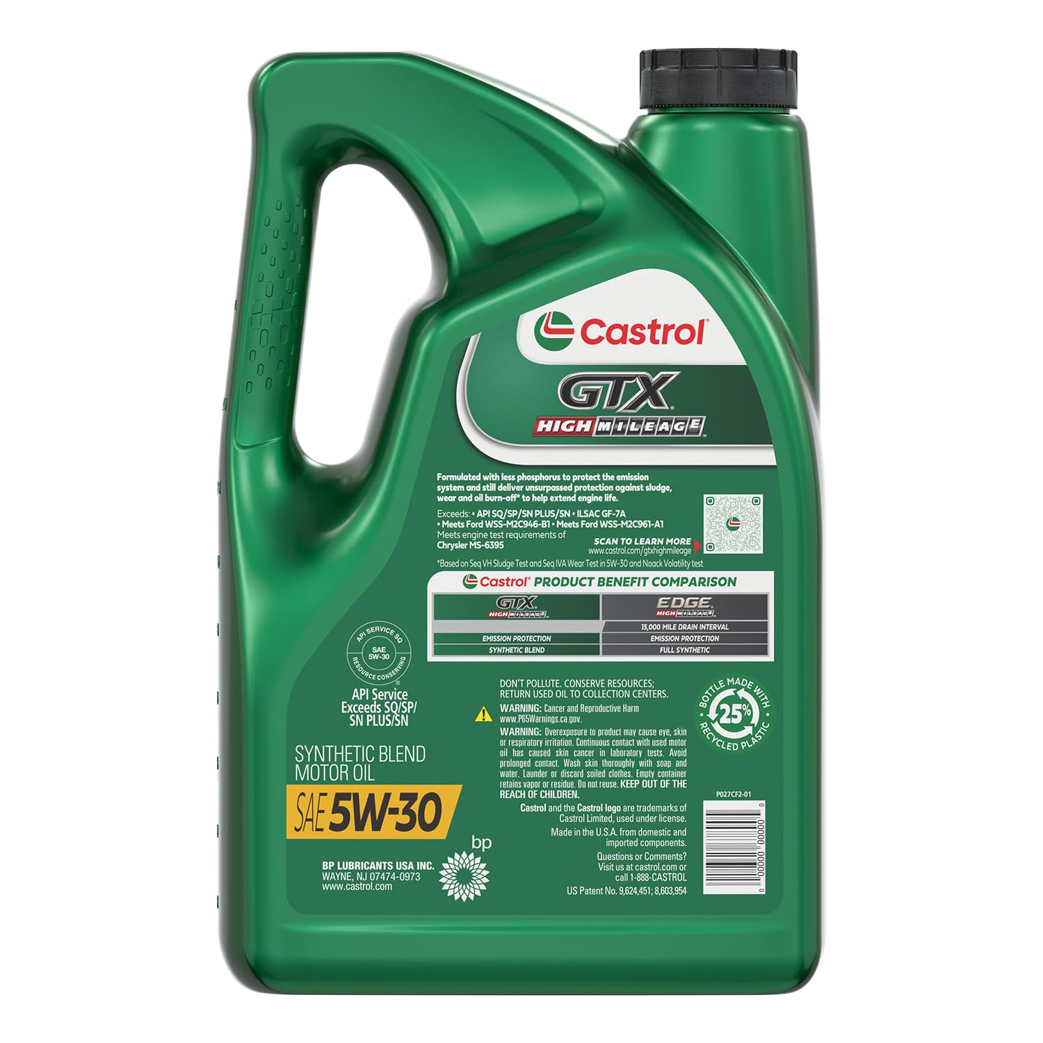 Castrol oil texture sheen illustrating stable viscosity and coverage