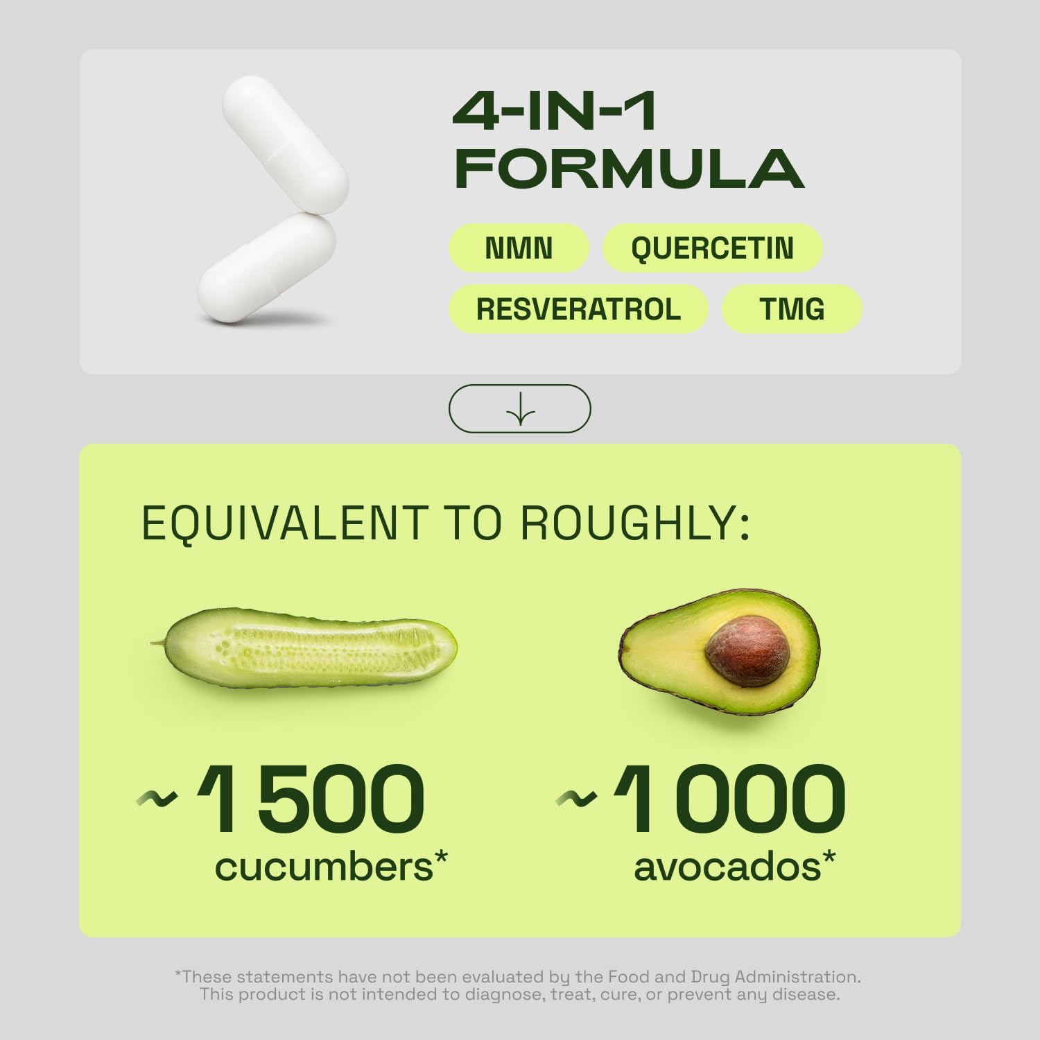 Cata-Kor capsules close-up showing capsule texture and easy daily dosing