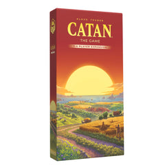 CATAN expansion front box showing 5-6 player branding and matching 6th Edition style, great for bigger groups