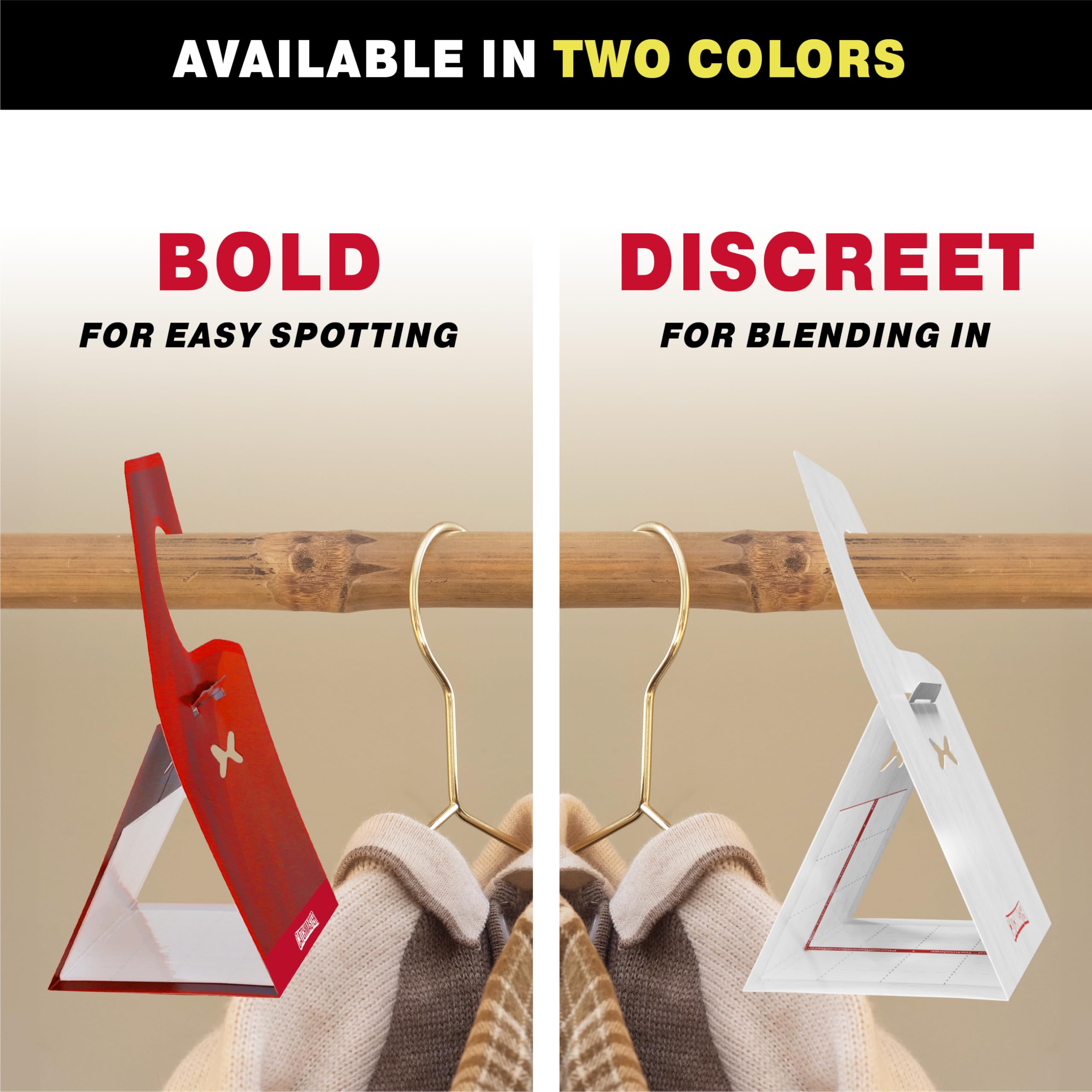 Catchmaster discreet-design trap on closet shelf blending in while monitoring