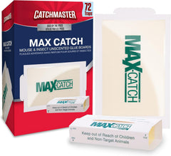 Catchmaster front packaging showing 72-pack and unscented feature