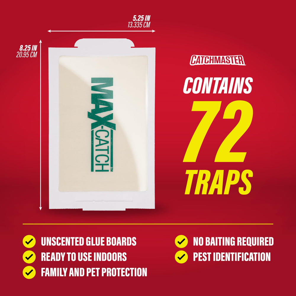 Catchmaster single glue pad close-up displaying ready-to-use adhesive