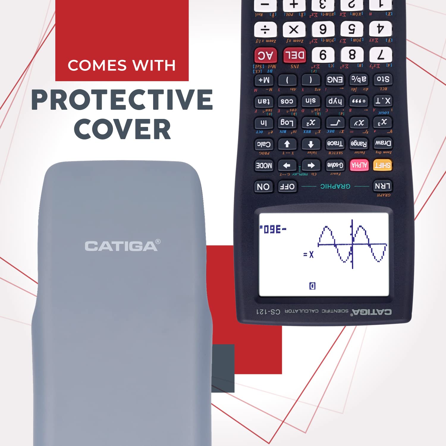 CATIGA CS-121 back showing reset button for fast troubleshooting and reliability