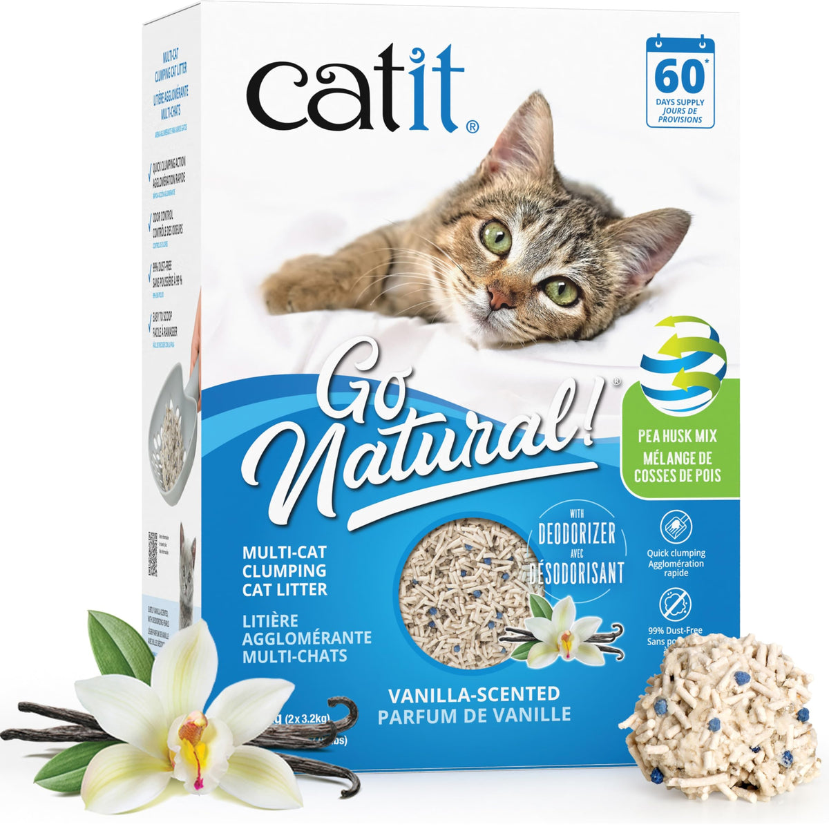 Catit front packaging showing product and benefits for easy identification