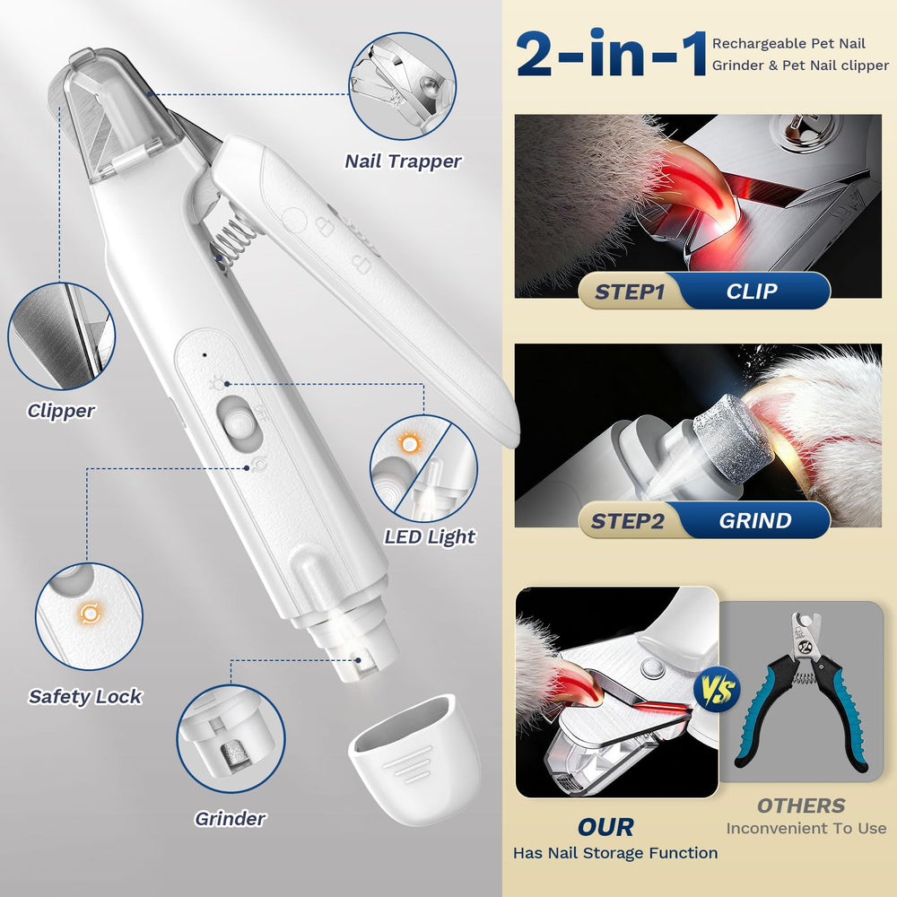 Catpick Care blade close-up with safety guard, precise cutting benefit
