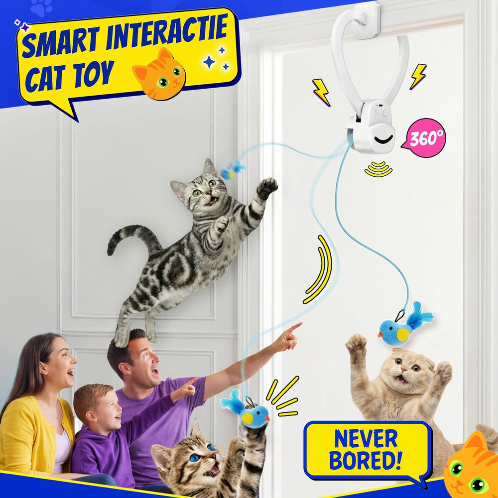 CATPICK clip close-up demonstrating secure no-adhesive mounting benefit